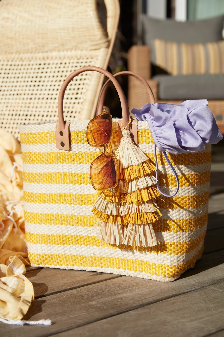 Mar Y Sol Sahara Tote, Sunflower - Image 2