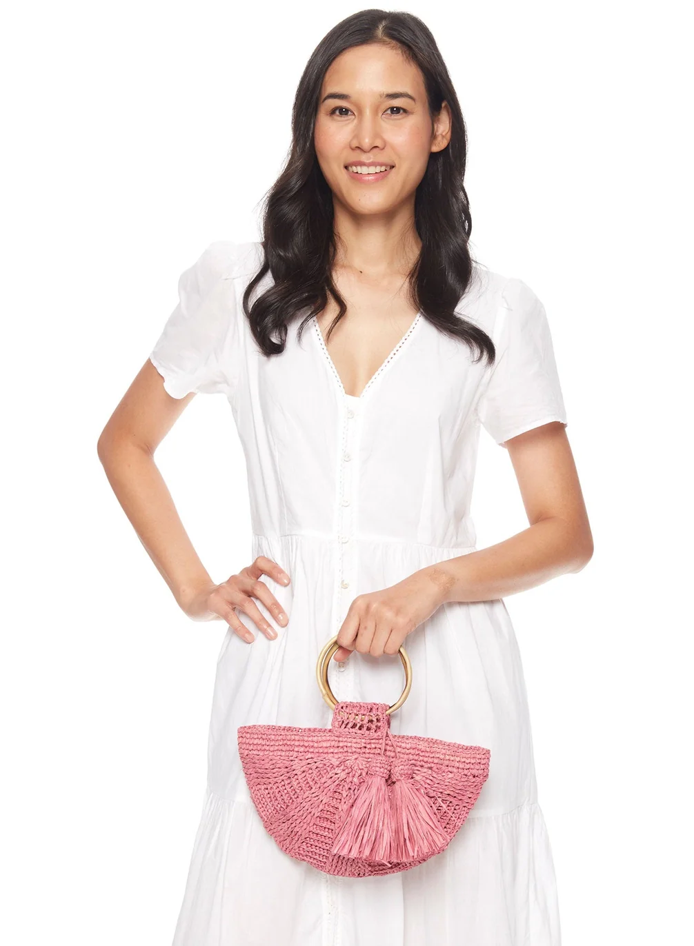 Mar Y Sol Zoe Wristlet, Pink - Image 2