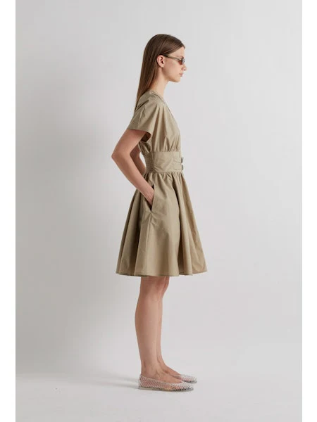 MEIMEIJ Dress with Double Buckle Belt - Image 2