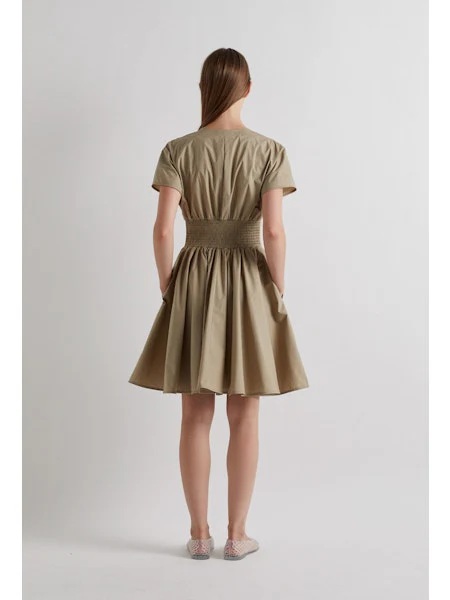 MEIMEIJ Dress with Double Buckle Belt - Image 3