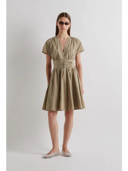 MEIMEIJ Dress with Double Buckle Belt - Image 4