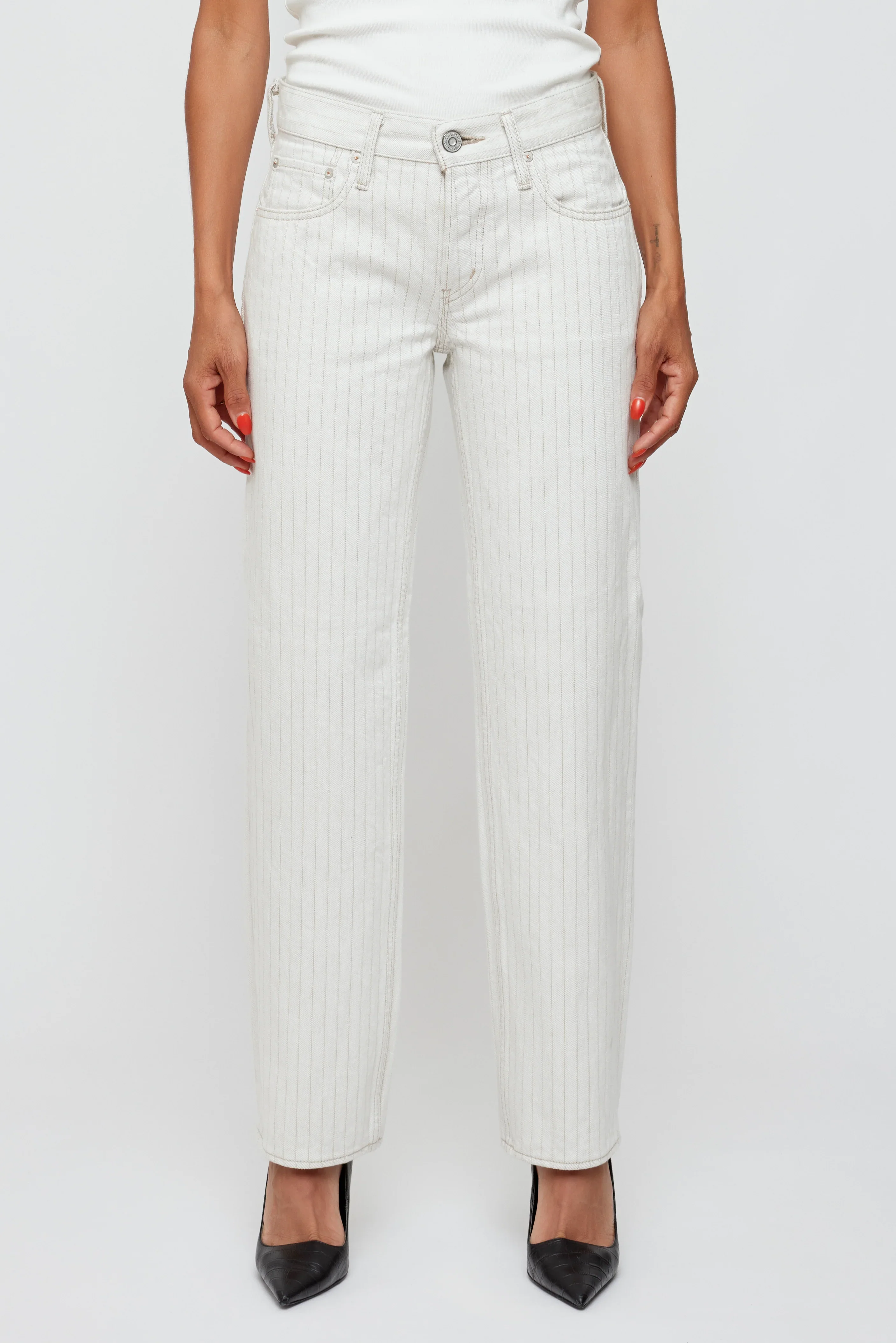 Moussy Vintage Elmora Low Rise Straight - Final Sale - Image 4
