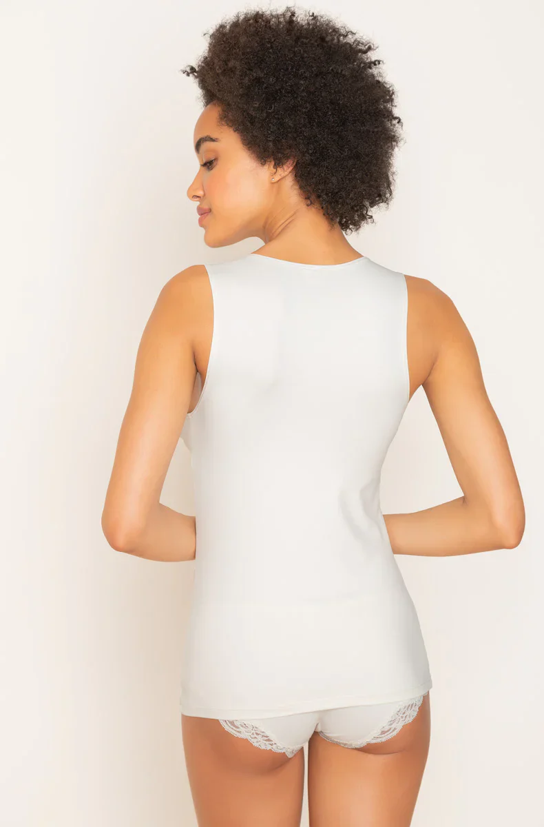 Only Hearts Delicious Cutaway Tank, White - Image 2