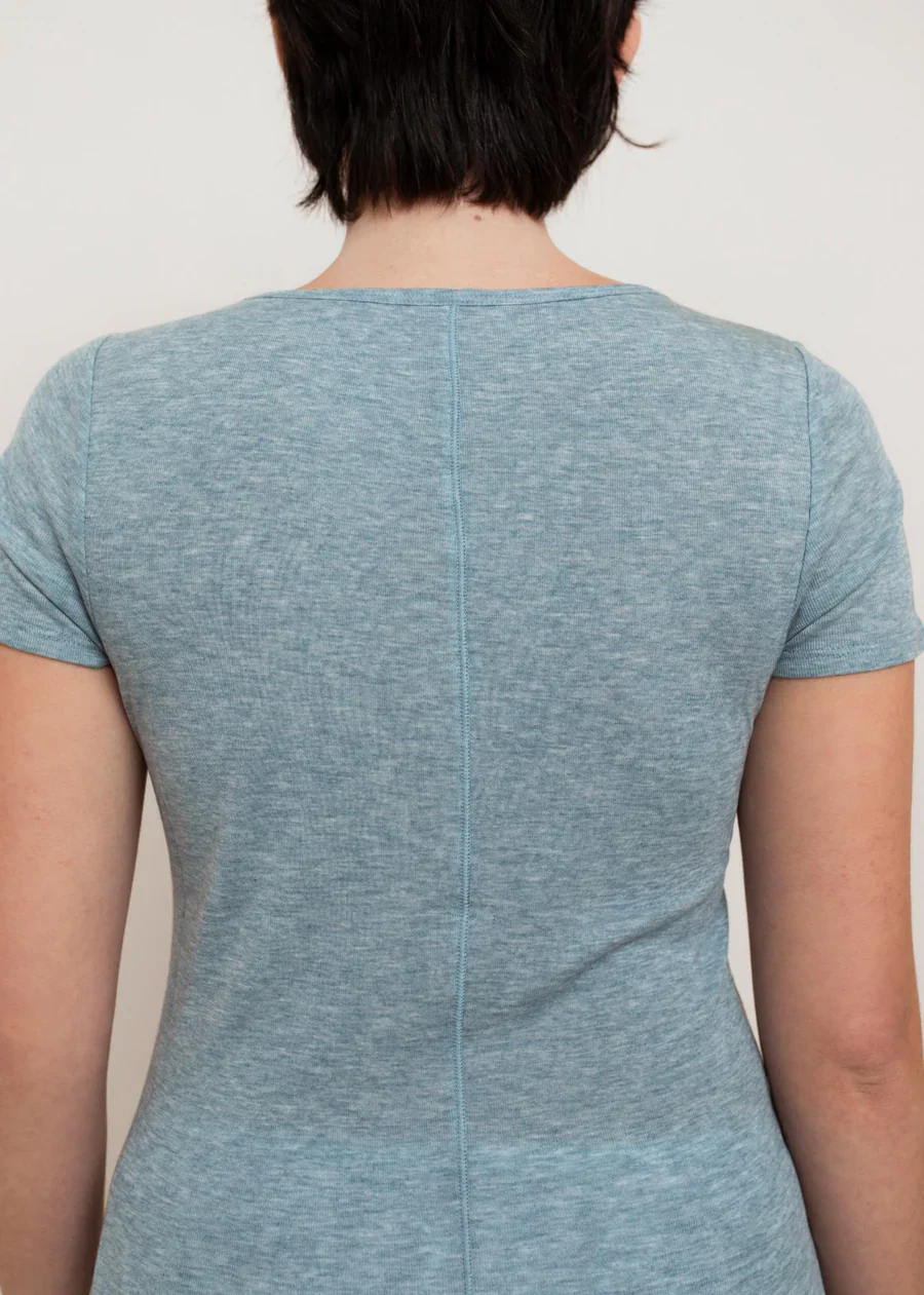 Paper Label Echo Sheer T-Shirt - Image 2