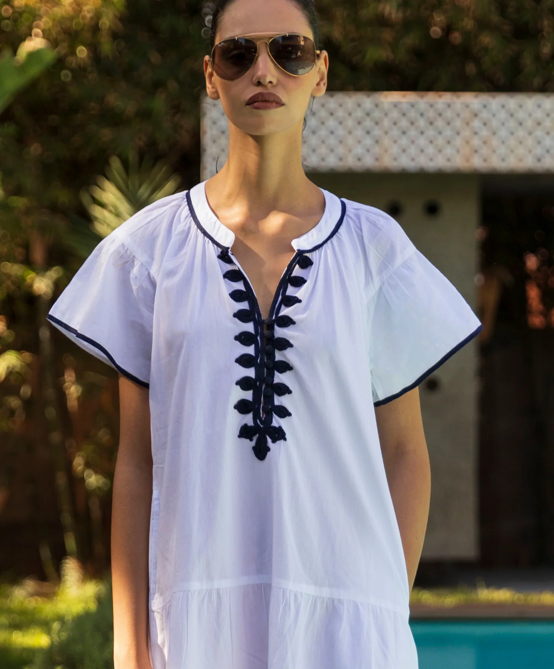 Rose and Rose Carnation Midi Dress - Image 3