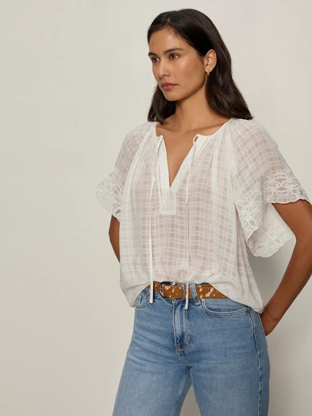 Sanctuary Easy Brunch Embroidered Blouse - Image 3