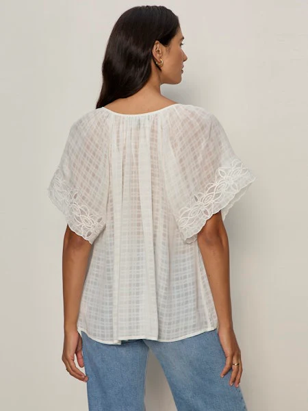 Sanctuary Easy Brunch Embroidered Blouse - Image 6