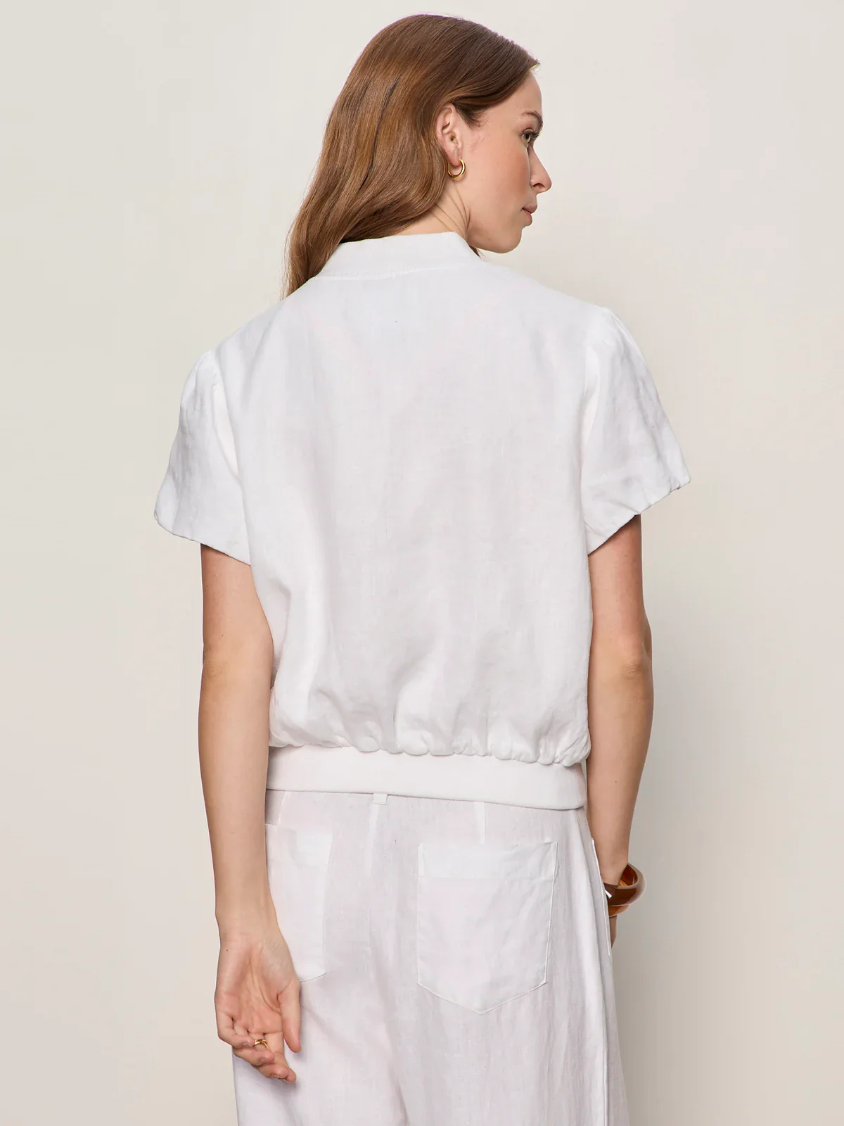 Sanctuary Everly Linen Bomber - Image 3
