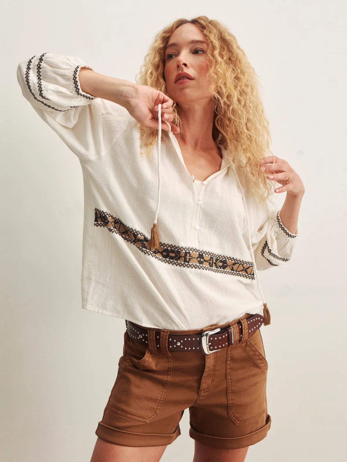 Sanctuary Retreat Embroidered Blouse - Image 5