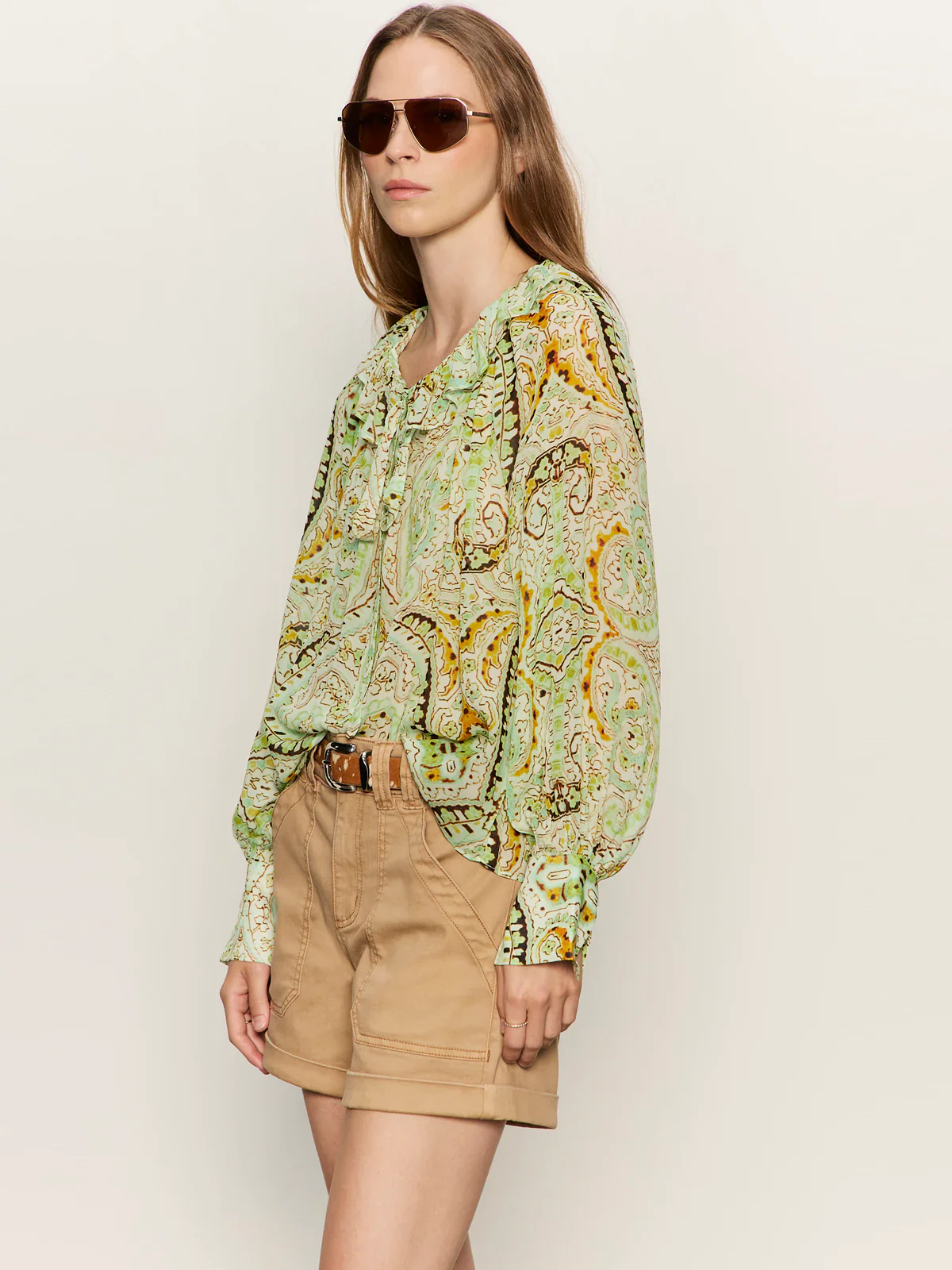 Sanctuary Sheer Elegance Volume Blouse - Image 2