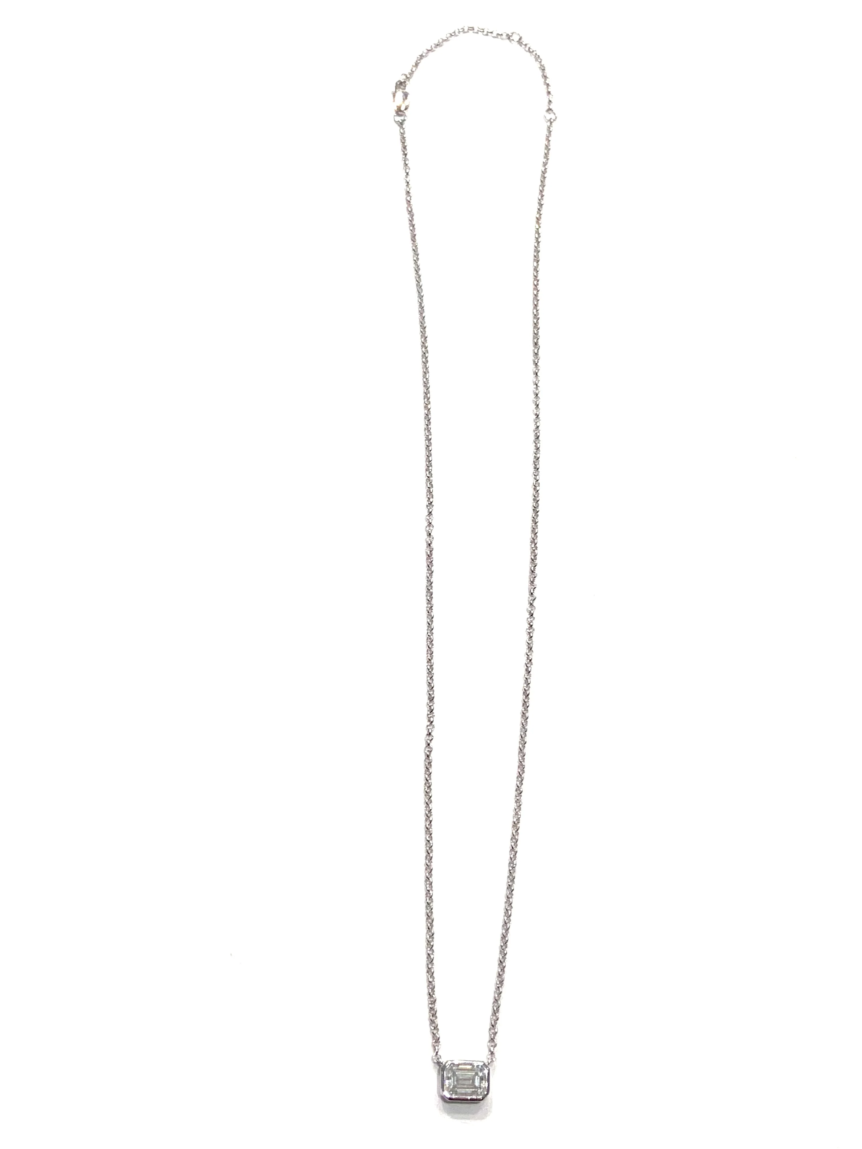 Sconset Flair Studio Moissanite Necklace, Available in 2 Colors - Image 7
