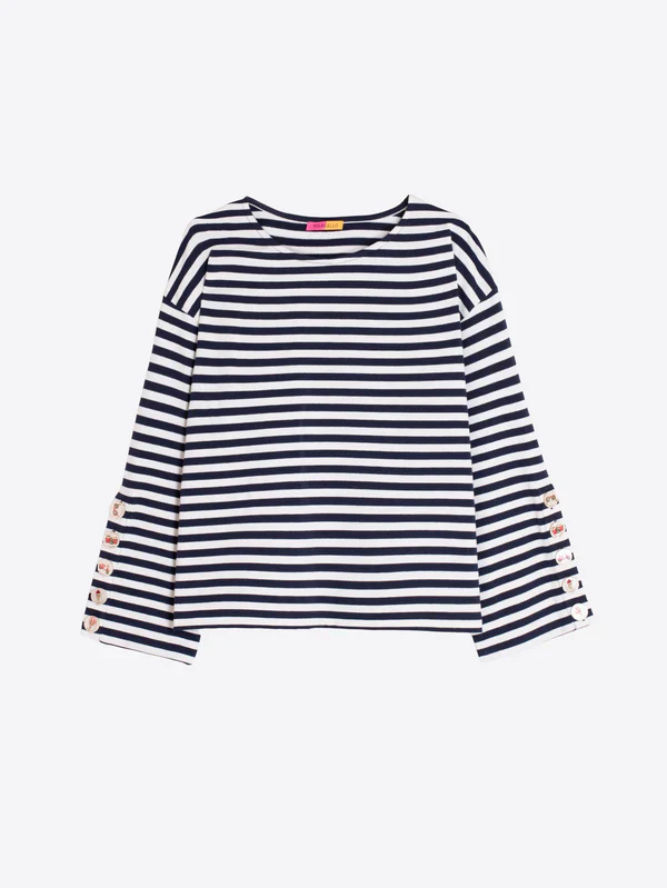Vilagallo Striped Long Sleeve Top - Image 4