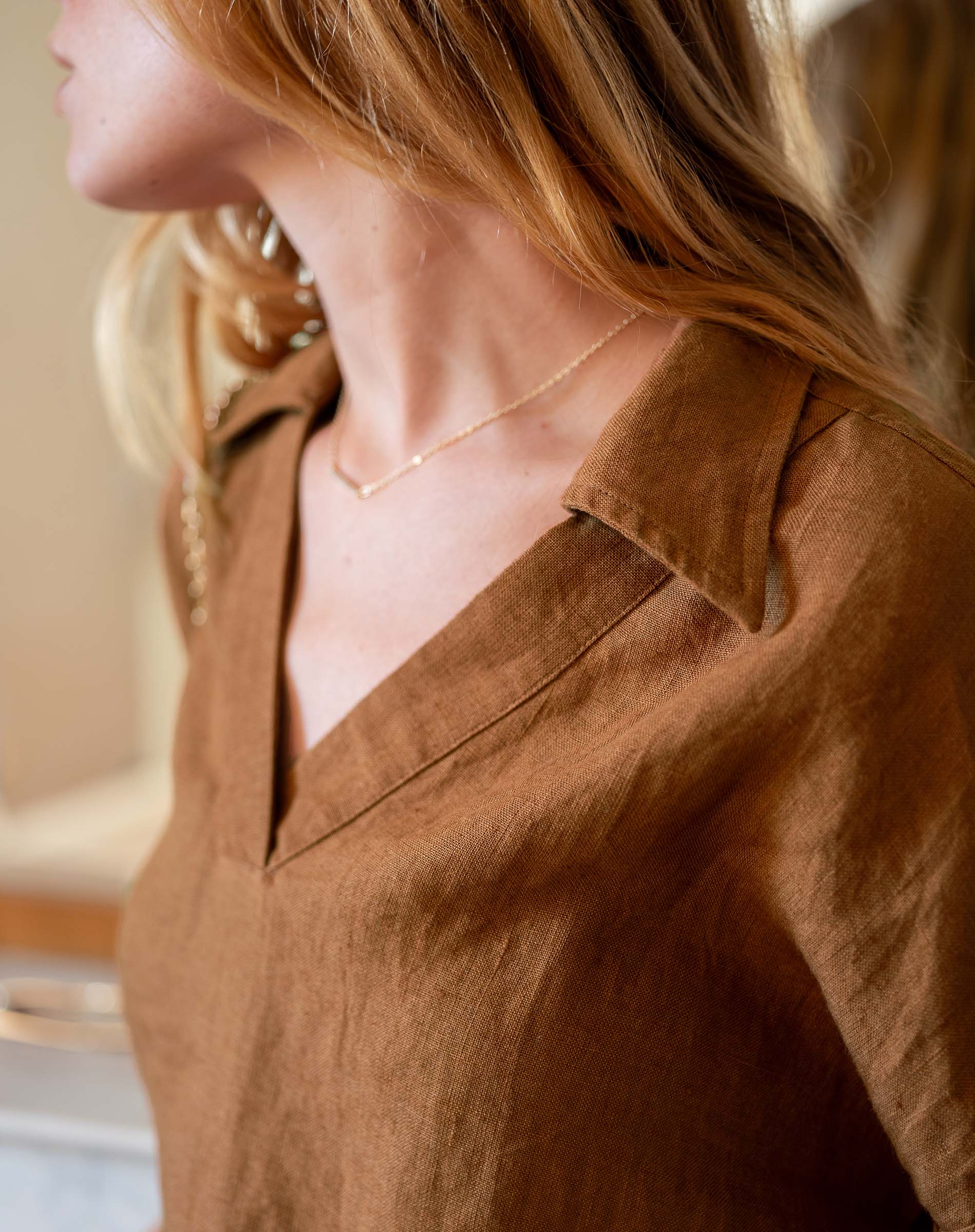 Voyageur by Mersea Hadley Boxy Linen Top - Image 2