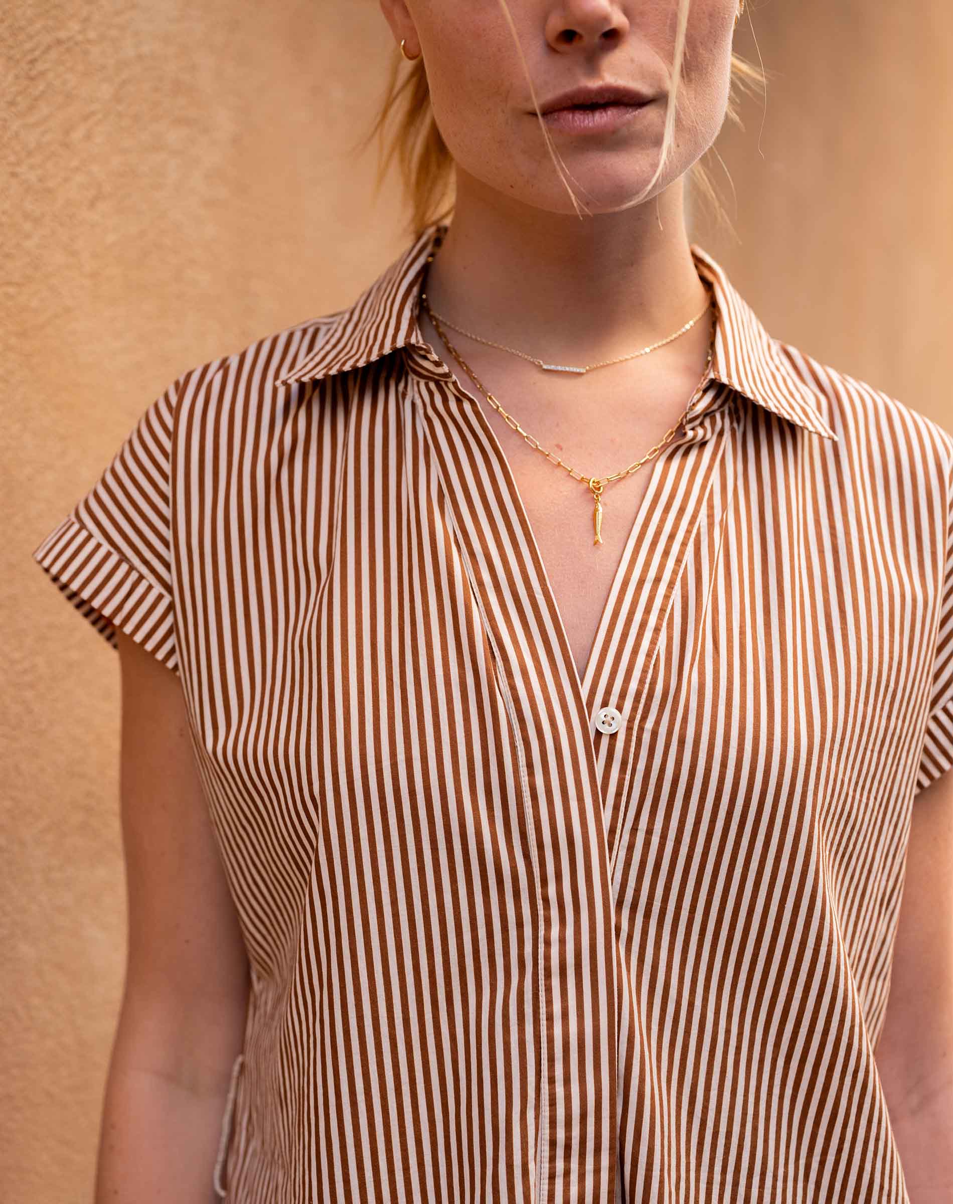 Voyageur by Mersea Sailor Button Down Shirt Dress - Image 4