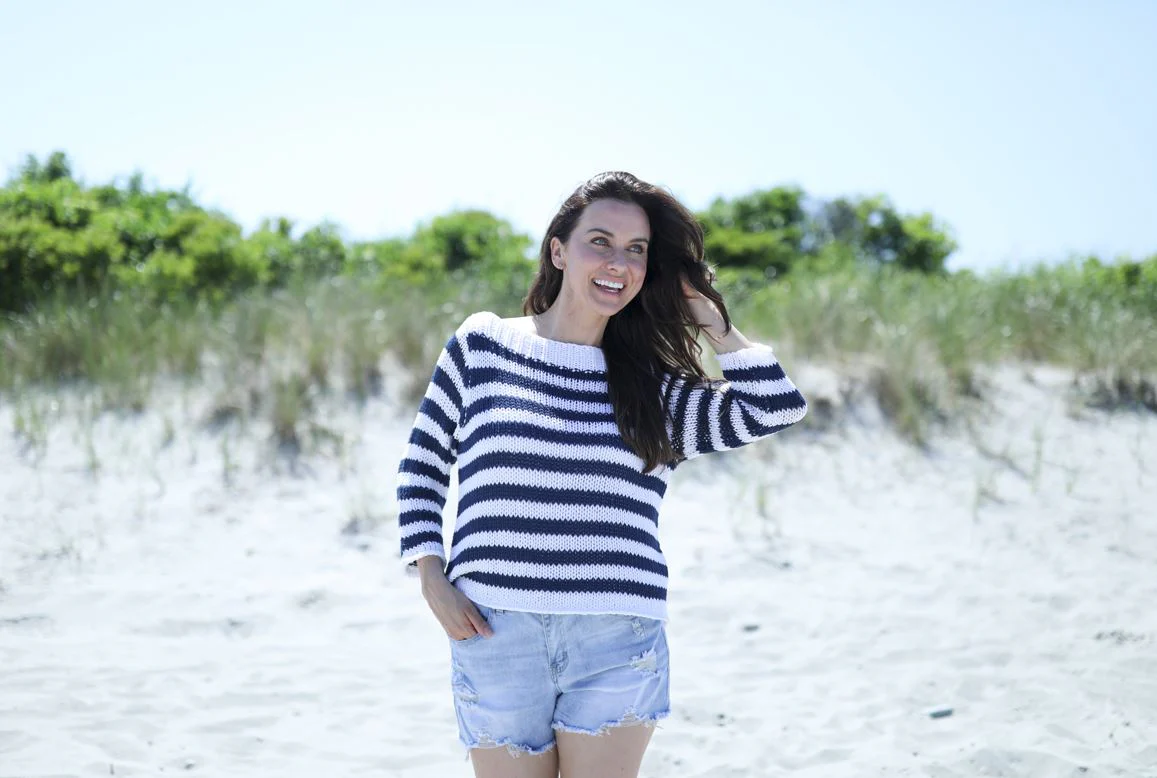 Wooden Ships Newport 3/4 Sleeve Chunky Top - Image 2